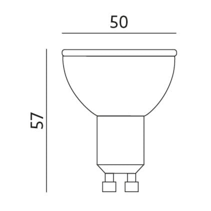 LED 1.2W Warmweiß Neutralweiß Kaltweiß GU10 230V